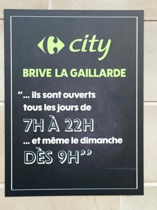 Logement A Brive Avec Terrasse Et Climatisation - Pres De La Gare Et Du Centre-Ville - Wifi Et Stationnement Gratuit المظهر الخارجي الصورة